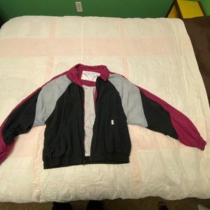 Esprit by Campus women's XL Nylon lined wind breaker(Holes in left arm/see pics)